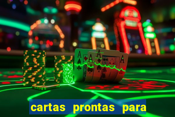 cartas prontas para retiro catolico